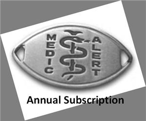 Medic Alert Annual Subscription
